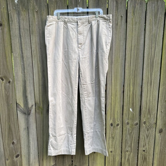 Polo Ralph Lauren Pants Men 38 x 32 Tan Khaki Andrew Straight Leg Bottoms - Picture 2 of 10